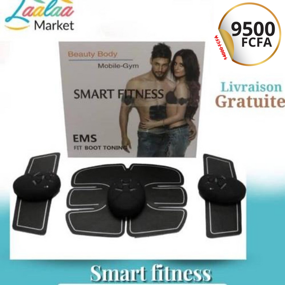 Smart fitness ; Sans fil EMS stimulateur musculaire intelligent formateur Fitness entraînement abdominal électrique perte de poids autocollants corps minceur